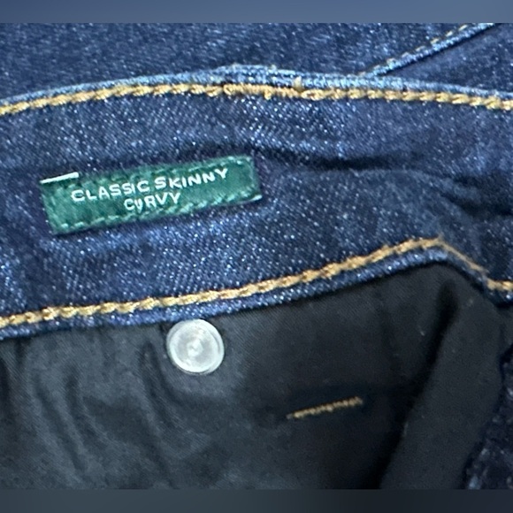 Lauren Ralph Lauren: Women's Classic Skinny Curvy Jeans- Size 8 - Picture 7 of 10